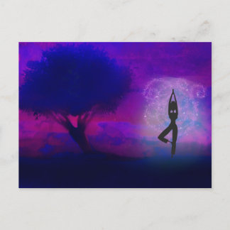 MeditationYogavykort Vykort