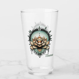 Meditativ elegans. Exquisite lotus Glaskopp