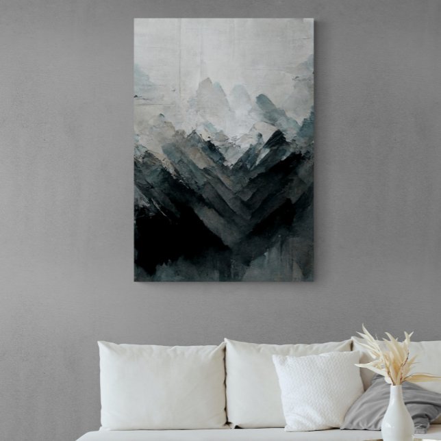 Meditativ landskapsplanering "Tranquil Cay". Burk Canvastryck (Skapare uppladdad)