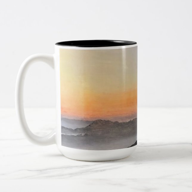 Meditativ Morgonkopp Två-Tonad Mugg (Vänster)