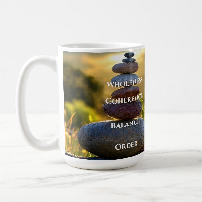 Meditativ Upplyftande Kaffe Mugg (Vänster)
