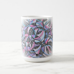 Meditativa cirklar kaffemugg