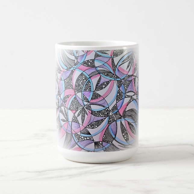 Meditativa cirklar kaffemugg (Center)