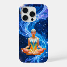 Meditativa kvinnor med flytande energi