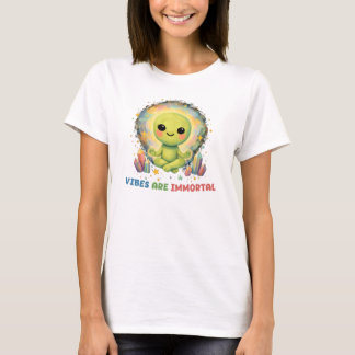 Meditativa utomjordingens vibrationer är odödliga  t shirt