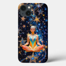 Meditative Woman - Mystical Galaxy design