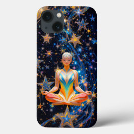 Meditative Woman - Mystical Galaxy design