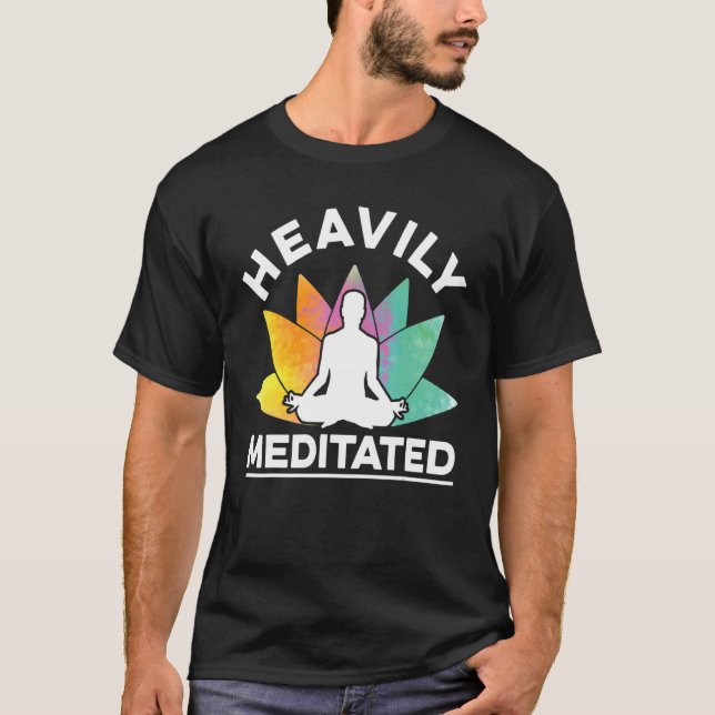 Meditatmedlingsrelaxering B T Shirt (Framsida)