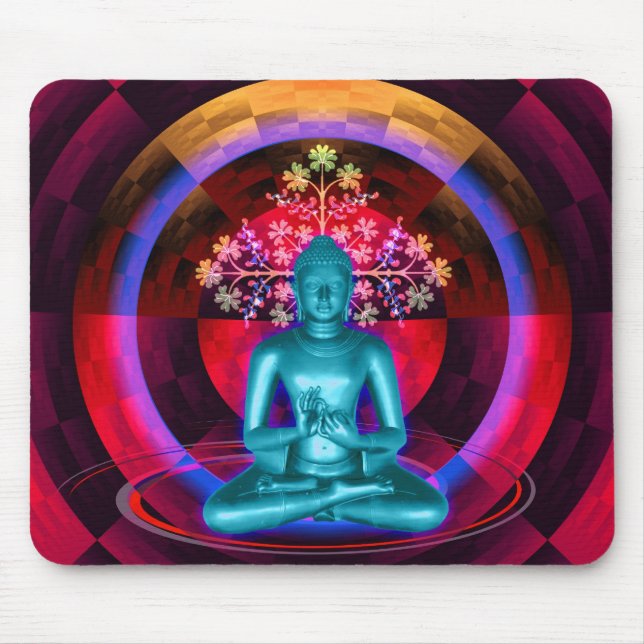 Meditera Buddha Mousepad Musmatta (Framsidan)