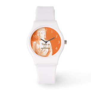 Meditera Buddha - tid är ingenting Armbandsur