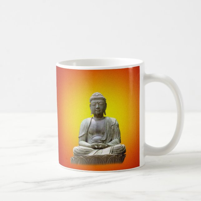 Meditera den Buddha muggen Kaffemugg (Höger)
