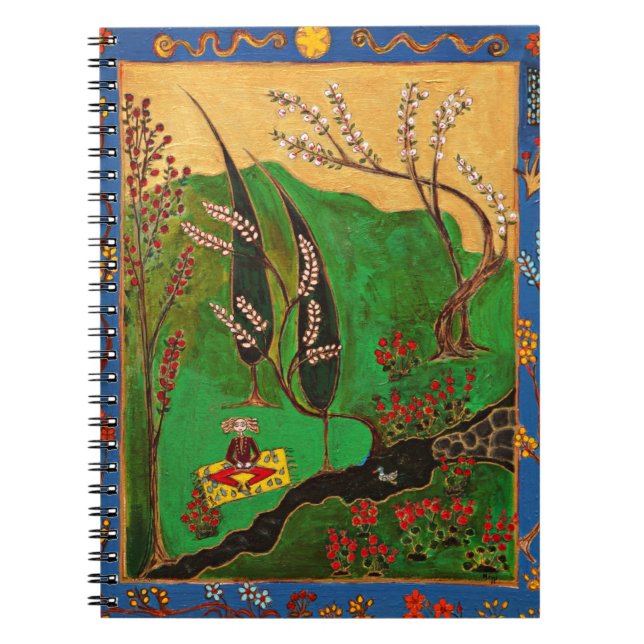 Meditera den ledar- journalen anteckningsbok (Framsidan)