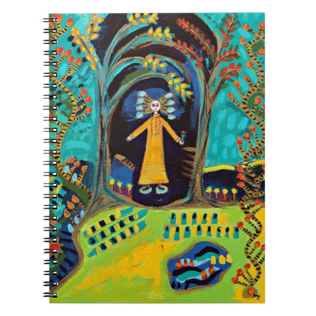 Meditera den ledar- journalen anteckningsbok med spiral (Framsidan)