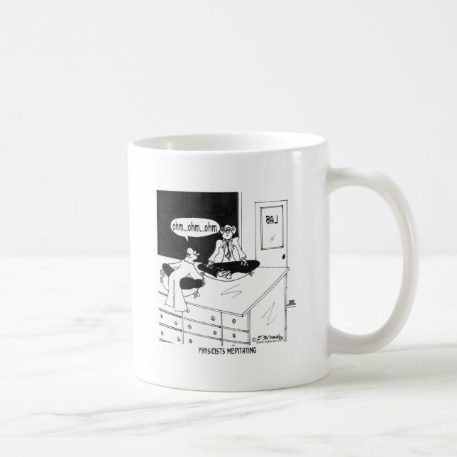 Meditera för fysiker kaffemugg (Höger)