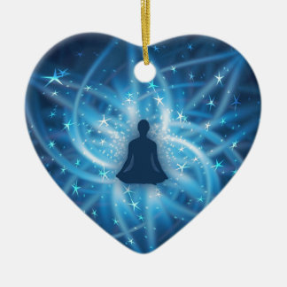 Meditera för Yogi Julgransprydnad Keramik