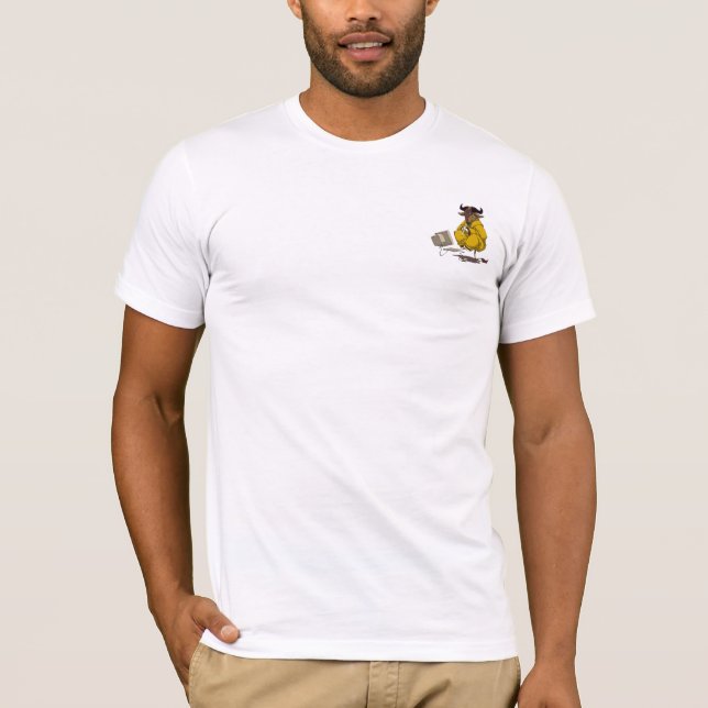 Meditera GNU-skjortan Tee Shirt (Framsida)