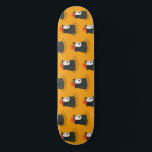 Mediterande björn mini skateboard bräda 18,5 cm<br><div class="desc">En söt björn som mediterar i vatten.</div>
