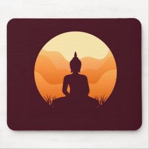 Mediterande Buddha Sunset Mousepad Musmatta