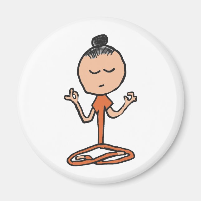 Mediterande buddhist magnet (Framsidan)