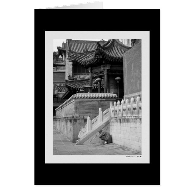 Mediterande Munk-kort Hälsningskort (Framsidan)