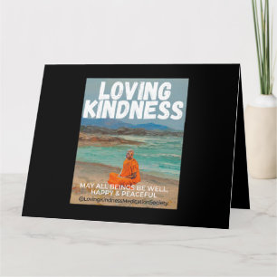 Mediterande Munk Mindfulness Metta Loving Kindness Kort