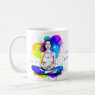 Mediterande Personlig för andlig Art Dam Kaffemugg