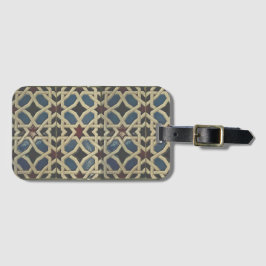 Mediteranean Mosaic Luggage Tag Bagagebricka