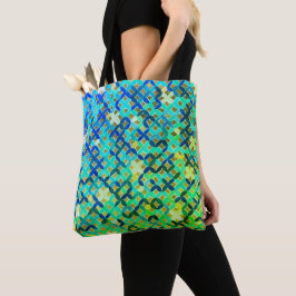 Mediterrana Mosaic Tote Bag Tygkasse