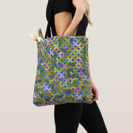 Mediterrana Mosaic Tote Bag Tygkasse