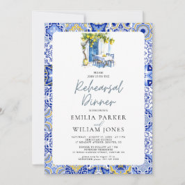 Mediterrana repetitionsmiddagen i Lemon Bröllop Inbjudningar