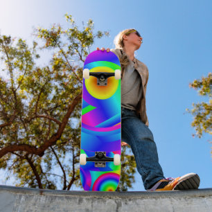 Mediterrana soluppgång mini skateboard bräda 18,5 cm