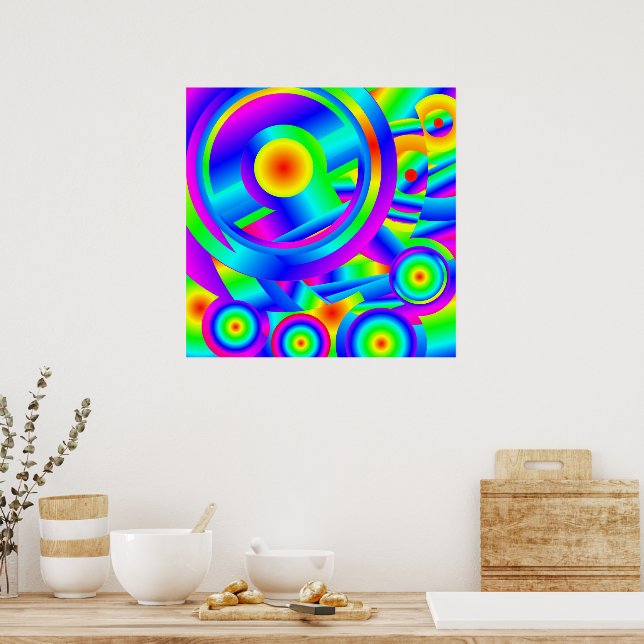 Mediterrana soluppgång poster (Kök)