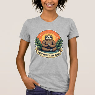 Mediterrande Sengammal Avslappnad Humor Design 2 T Shirt