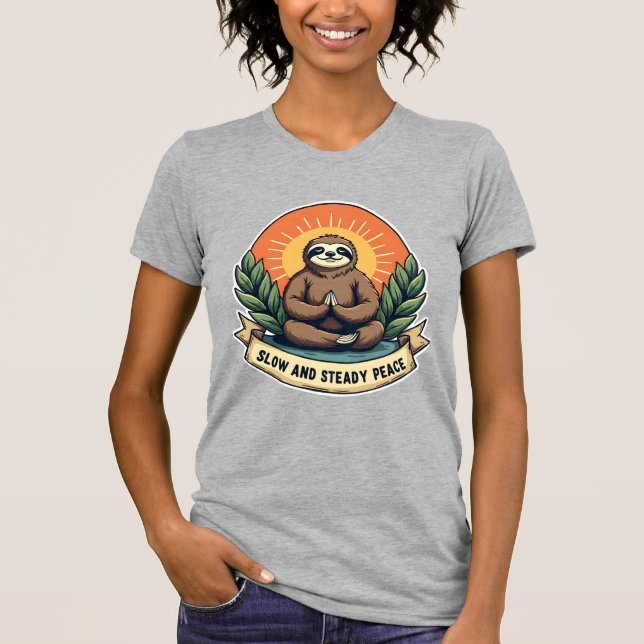 Mediterrande Sengammal Avslappnad Humor Design 2 T Shirt (Framsida)
