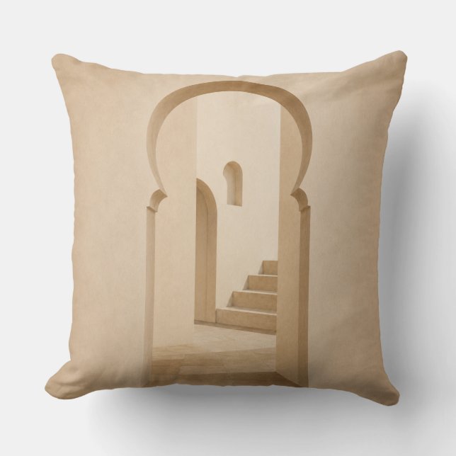 Mediterranean Arch Throw Pillow Kudde (Framsida)