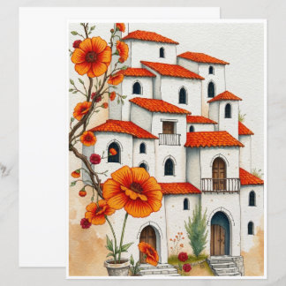 Mediterranean Bloom Konsthantverk Scrapbookpapper