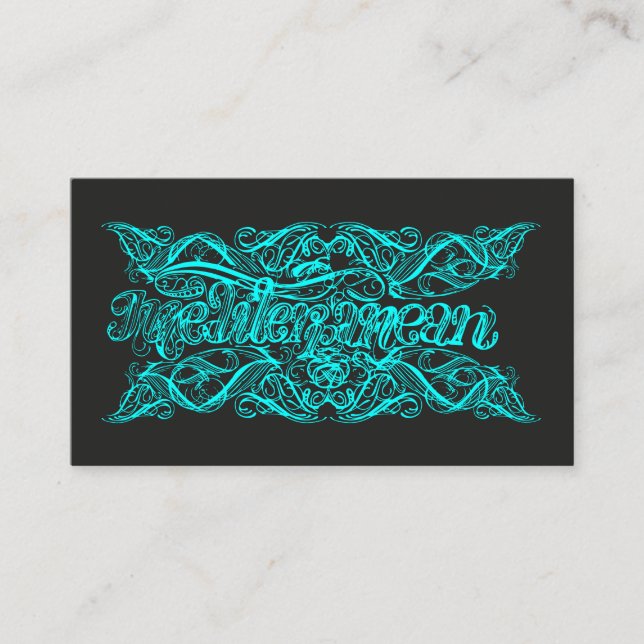 Mediterranean - Calligraphy (Framsida)