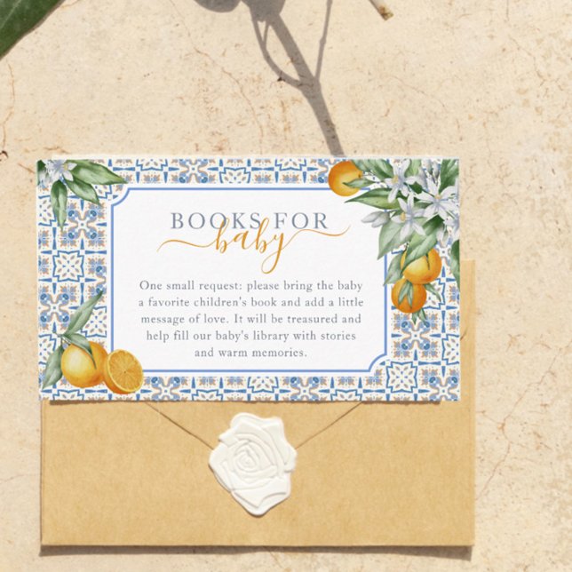 Mediterranean Citrus Bok för Baby-kort Tilläggskort (Skapare uppladdad)