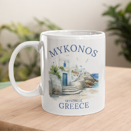 Mediterranean Dream: Mykonos in Art Kaffemugg