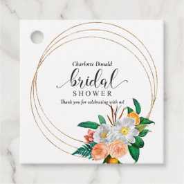 Mediterranean Italien Blå Kakel Bröllopsdusch  Gåvor Etiketter