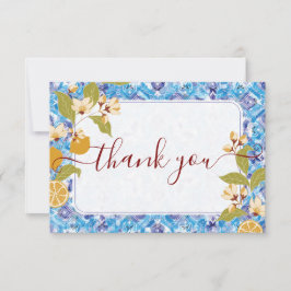 Mediterranean Lemon Amalfi Coast Baby Shower Inbjudningar