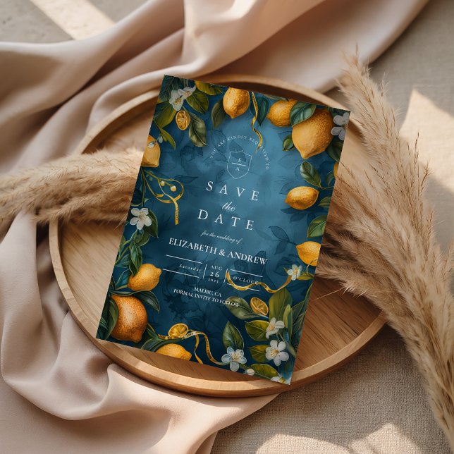 Mediterranean Lemon Bliss Wedding Spara Datumet (Skapare uppladdad)