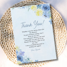 Mediterranean Lemon Bridal Party Tack Kort