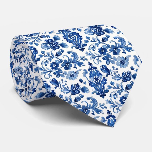 Mediterranean Portuguese Blue Tile Detail Slips (Rullad)
