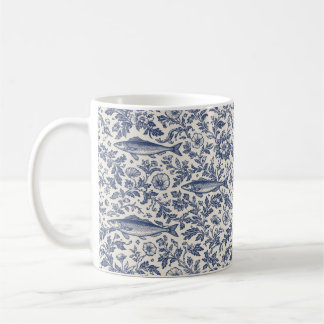Mediterranean Sardine Chinoiserie Mug Kaffemugg