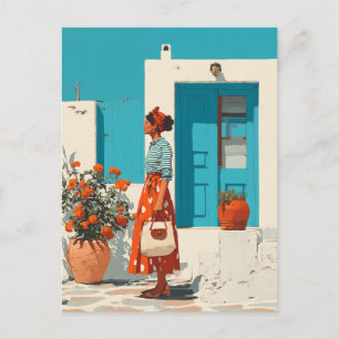 Mediterranean Summer Stil Stroll Vykort