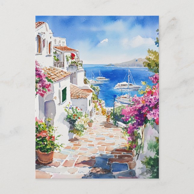 Mediterranean Summer Vykort (Framsida)