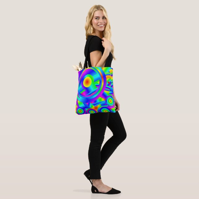 Mediterranean Sunrise Tote Bag Tygkasse (På modell)