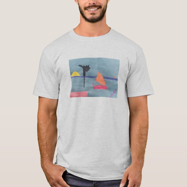 "Mediterranean Sunset" T Shirt (Framsida)