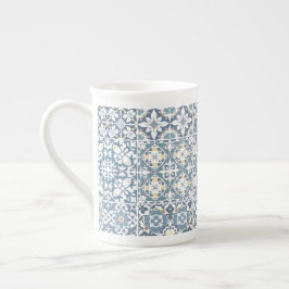 Mediterranean Tiles, Moroccan, Majolica, Azulejo Benporslin Mugg